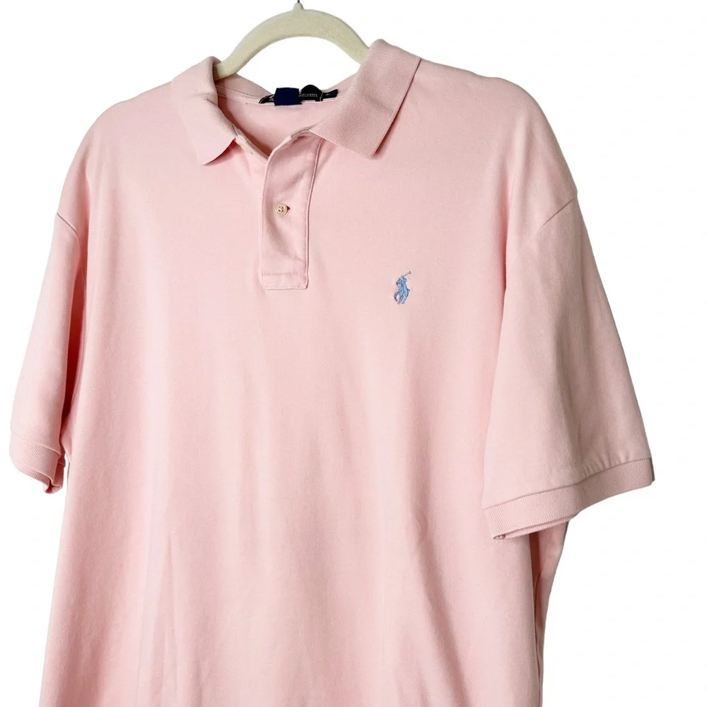 Polo Ralph Lauren Classic Polo Golf Shirt in Carmel Pink Size Large